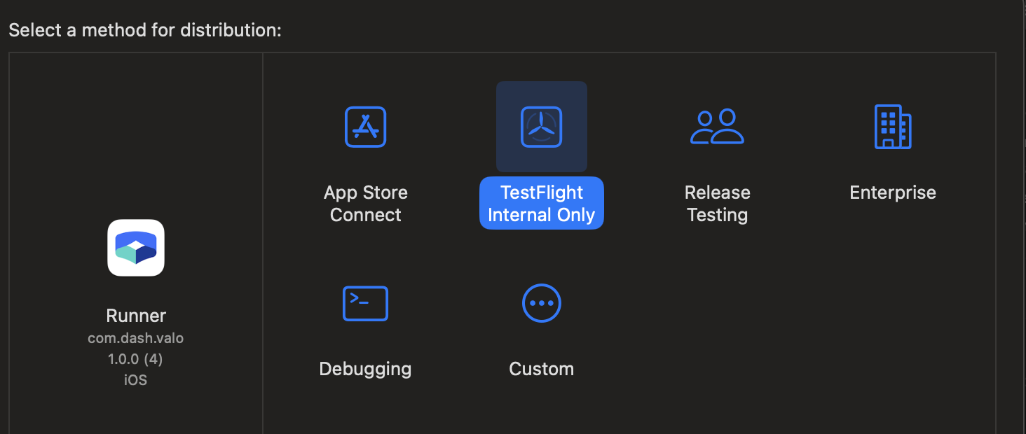 xcode_distribution_select